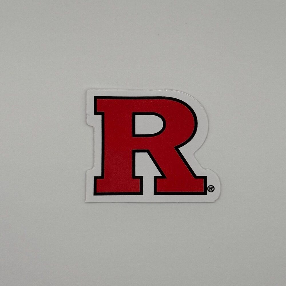 Rutgers University Scarlet Knights Red R Vinyl Decal Sticker